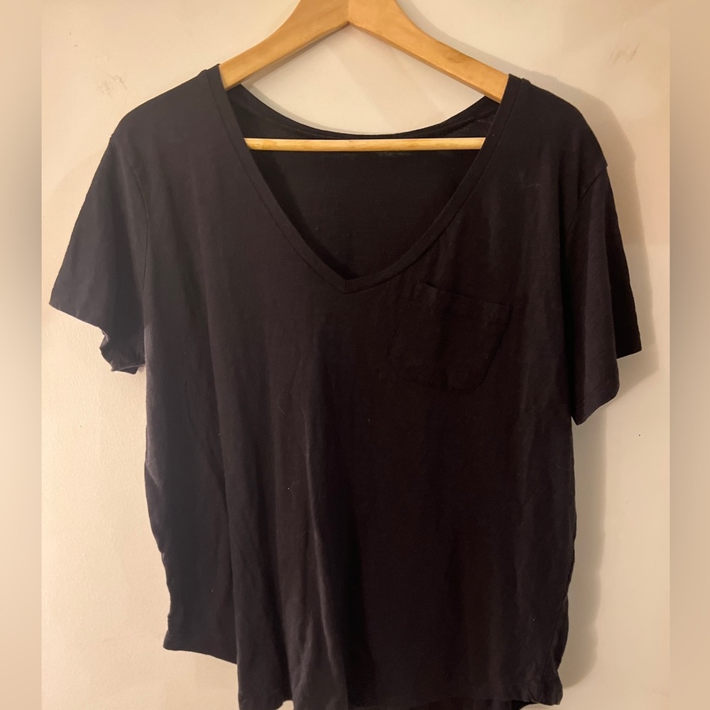 Unbranded Black Basic T Shirt 1X